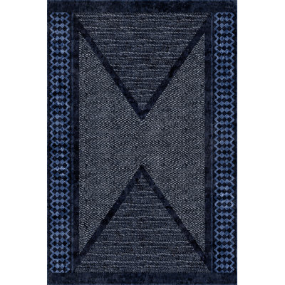 Kosa Performance Washable Geometric Indoor / Outdoor Rug