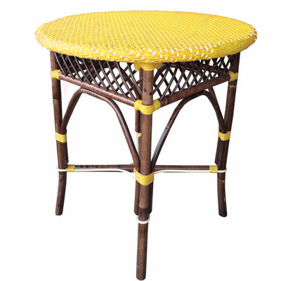 Minturn Round Wicker/Rattan Outdoor Bar Table