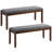 Jaekwon Linen Fabric Upholstered Bench