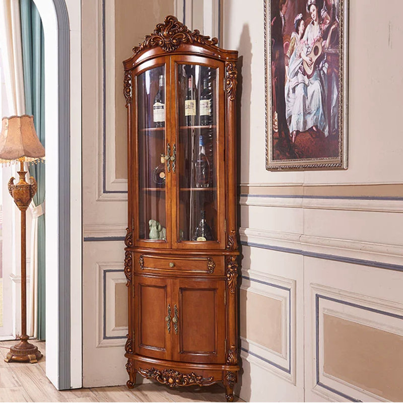 Brown Solid wood Display Cases