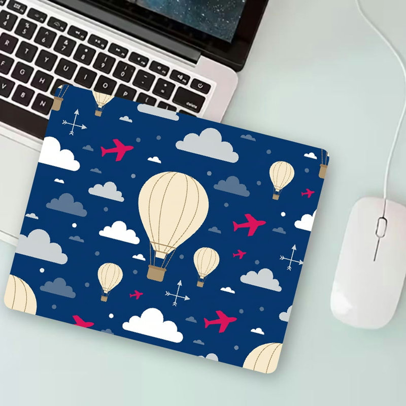 Tapis de souris 11,81 po x 27,56 po Night Sky Air Diatom Mud Mouse