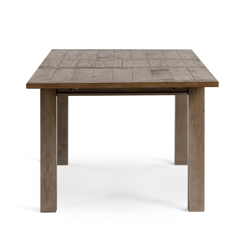 Driftwood Extendable Dining Table, Distressed Brown