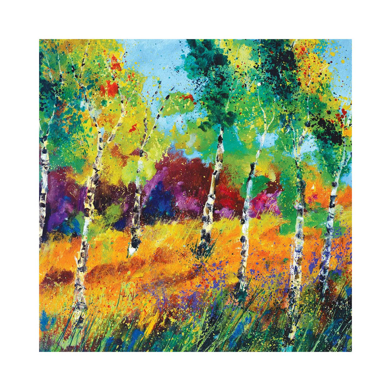 Aspen Trees 1 Piece Wrapped Canvas Painting, 66.04 cm H x 66.04 cm W x 1.91 cm D
