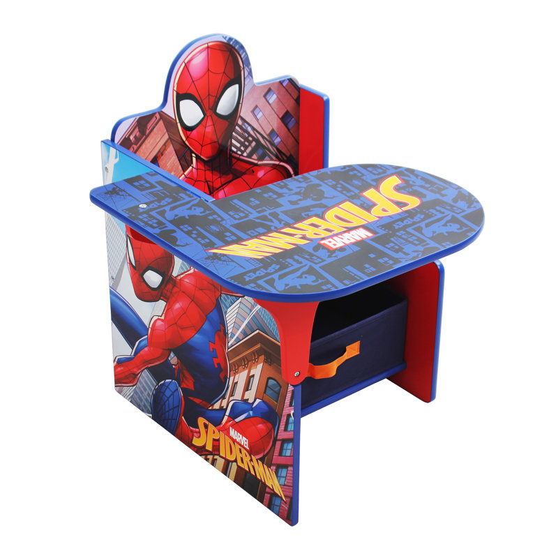 Marvel Spider-Man Chair Desk with Storage Bin