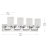 4 - Light Dimmable Vanity Light