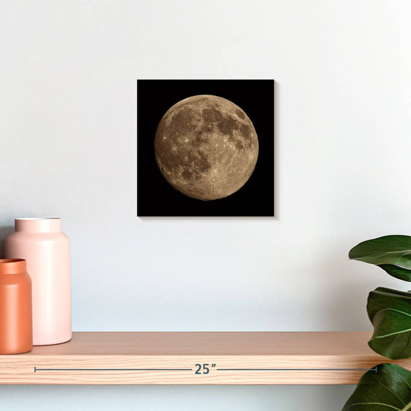 Oberle Moon Detail II, 10" H x 10" W