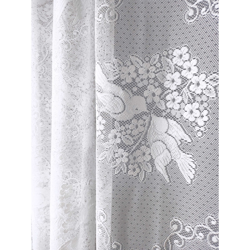 Lovebirds Lace Panel, 300.00cm Width x 206.00cm Height