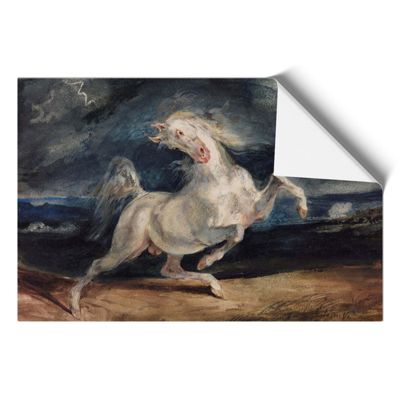 Frightened Horse 1 Piece Wall Art, 21cm H x 30cm W x 0.1cm D