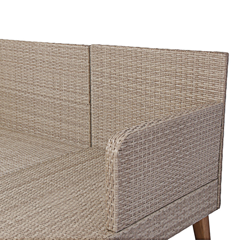 3 Piece Outdoor Sectional Sofa Set