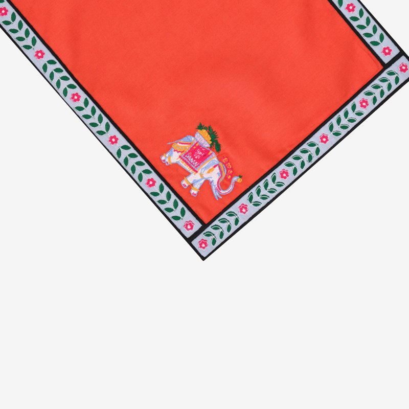 Augustyn Cotton Embroidered Rectangle Table Runners