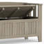 Acadian 48"W Solid Wood Transitional Storage Bench with Lift-Up Lid and Spacious Storage-292839267-292839292