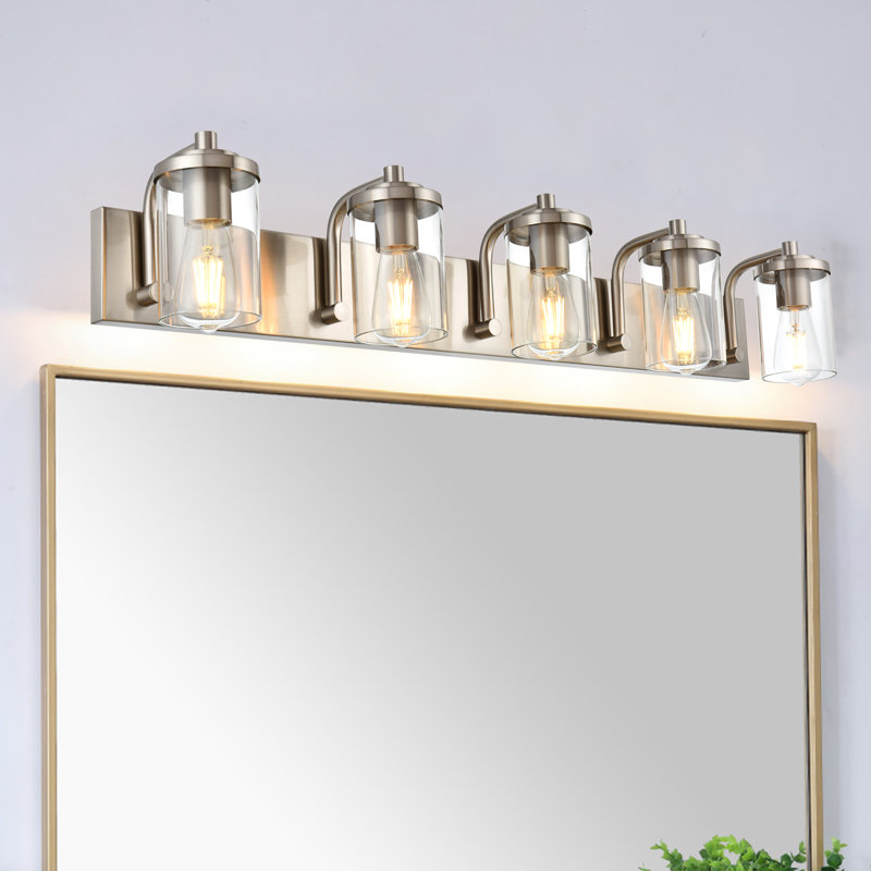 Coad 5 - Light Dimmable Vanity Light, Brushed Nickel
