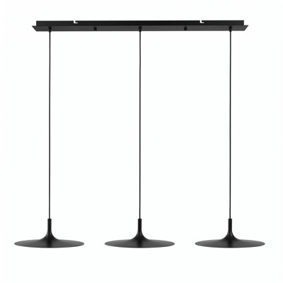 Judi 3-Light LED Kitchen Island Cone Pendant