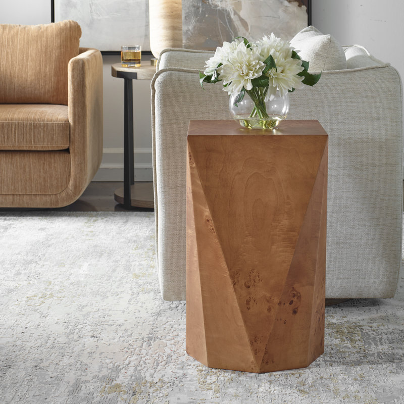 Geometric accent table