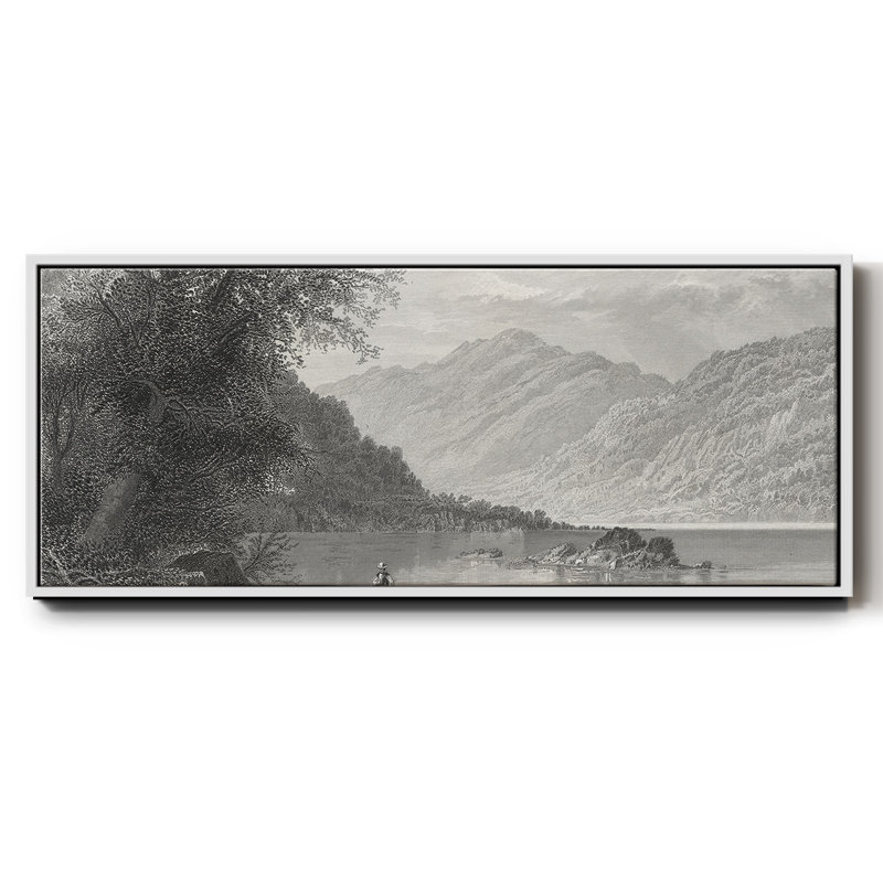 The Susquehanna - Toile encadrée, Blanc, H 12 po x l 30 po x P 1,5 po