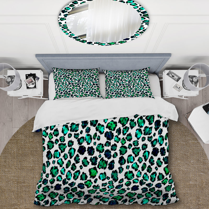 Graphical Leopard - Ensemble de housse de couette Cabin & Lodge