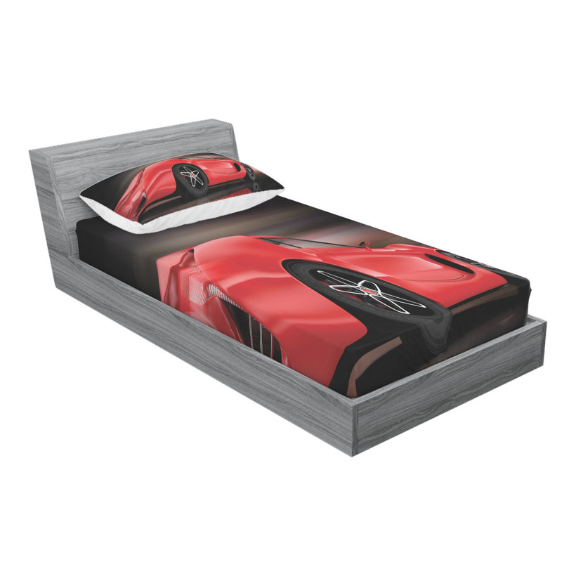 Cars Microfiber Sheet Set, Twin XL Sheet Set + Fitted Sheet + 1 Pillowcase