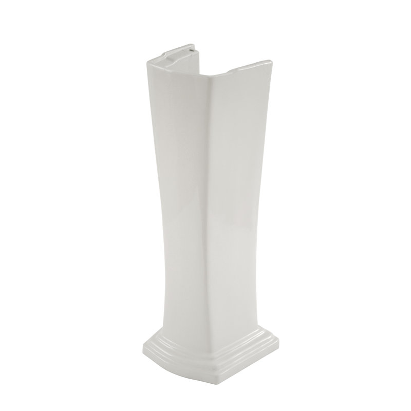 Clayton Bathroom Sink Pedestal, Cotton