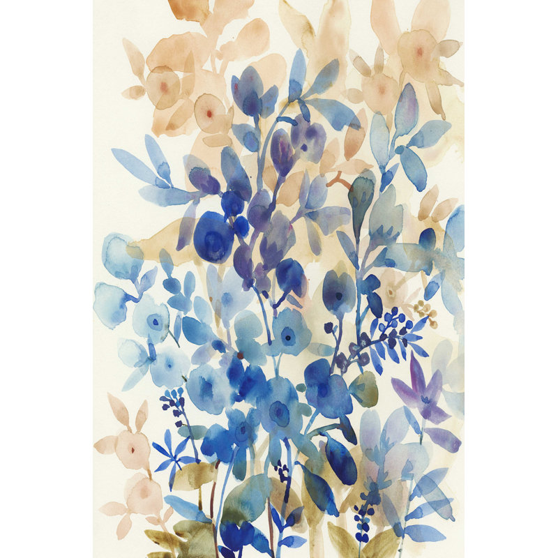 Bleuet floral I, H 18 po x l 12 po