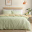 Retro Daisy Floral Cotton Blend Floral Duvet Cover Set-129975354