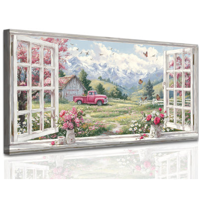 Art mural de fenêtre GUTTATY Farmhouse