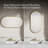 Essential Capsule Wall Mirror, Bathroom/Vanity Mirror with Frame-91696094-91696099