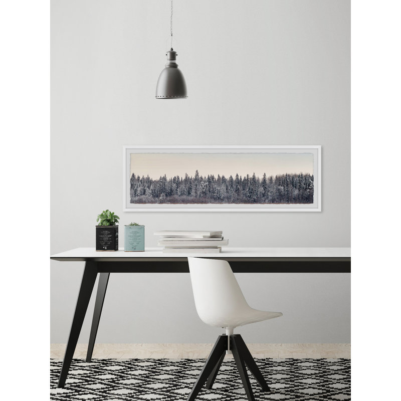 Beauté des arbres - Photographie panoramique de cadre photo, H 10 po x l 30 po x P 1,5 po