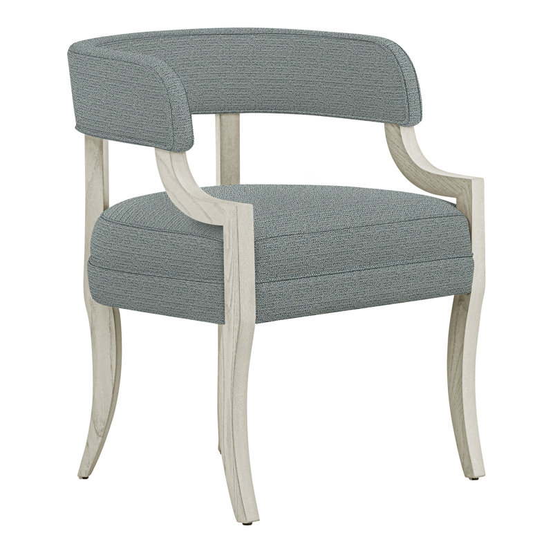 Thom Filicia Home Otisco Upholstered Back Arm Chair, Wrenn, Ozark Marina