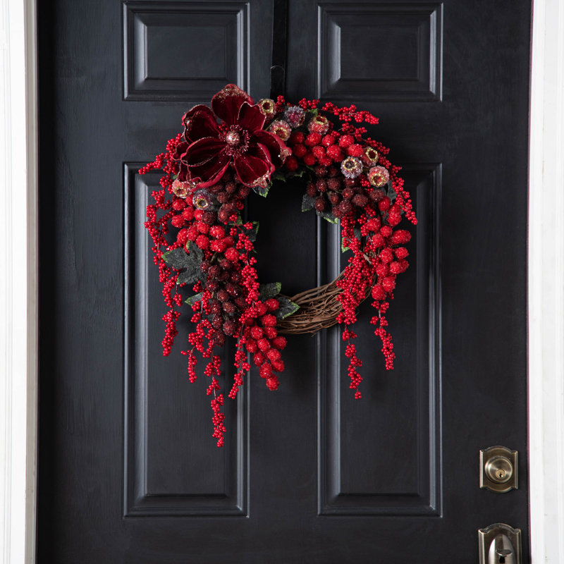 20 " Handmade Mixed Greenery Wreath