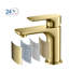 Robinet de salle de bain monotrou avec drain-63966541