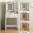 Vanity Desk with Mirror and Lights, Makeup Vanity with Drawers-731564760