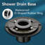 Linear Grid Stainless Steel Tile-In Shower Drain-93507256