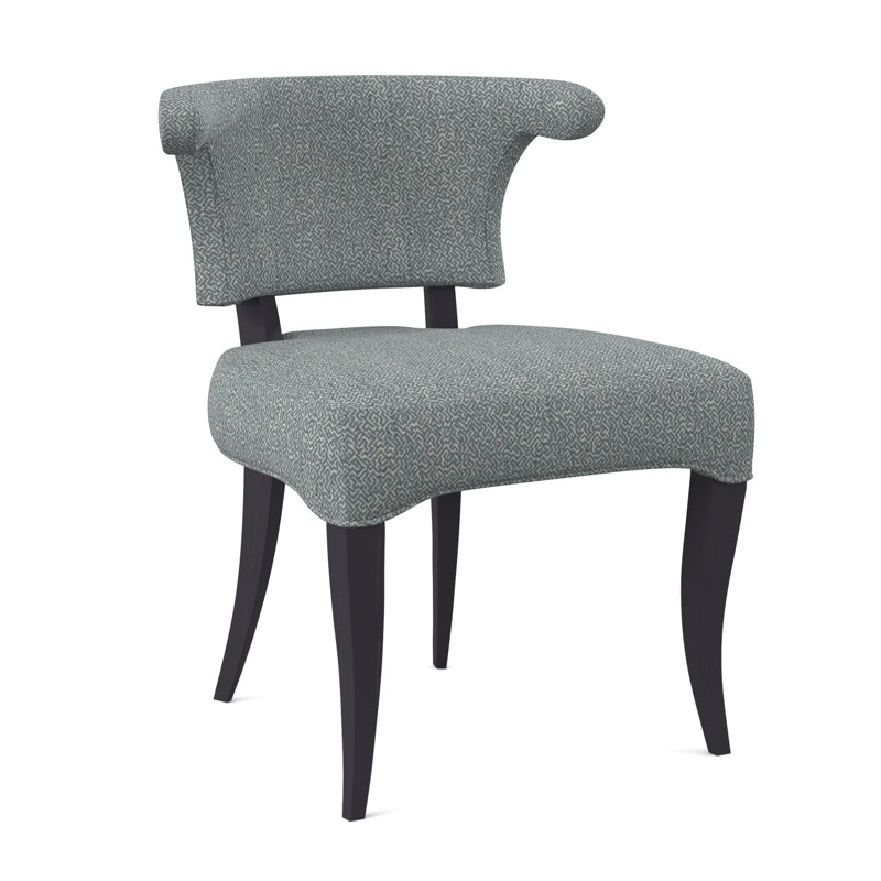 Athena Dining Chair, Vintage Ebony, Maya Cyan