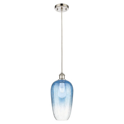 Ballston - Brookhaven Flute - 1 Light 7" Cord Hung Mini Pendant