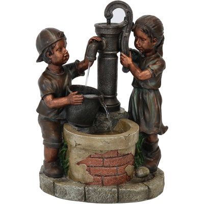 Thaney Weather Resistant Floor Fountain