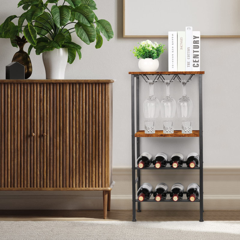 Wine Bottle Rack Brown