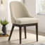 Chaise d'appoint rembourrée (ensemble de 2)