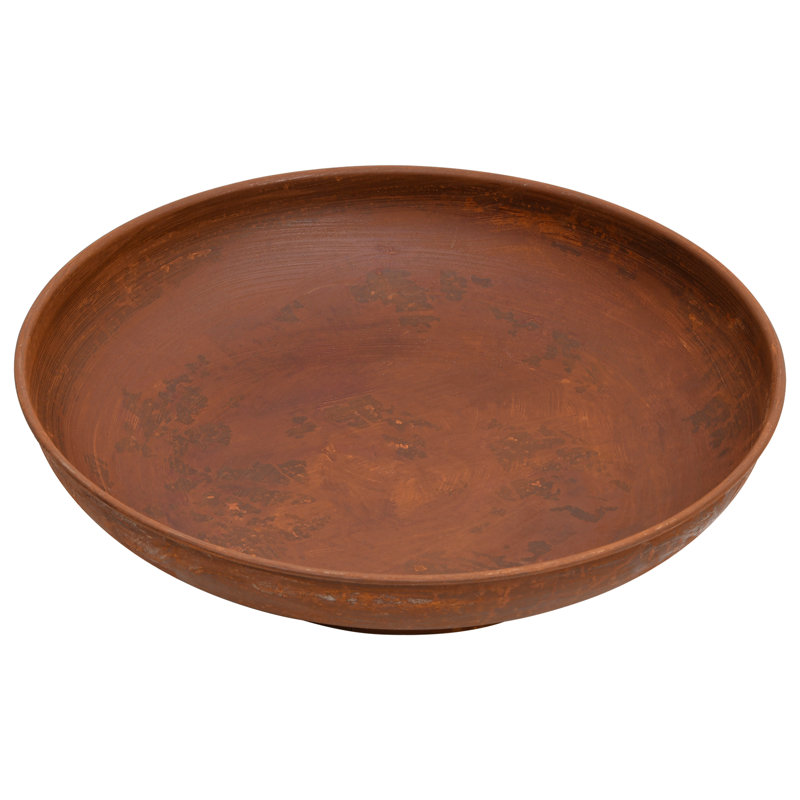 Azia Fire Pit Steel, 57cm x 16cm, Rust