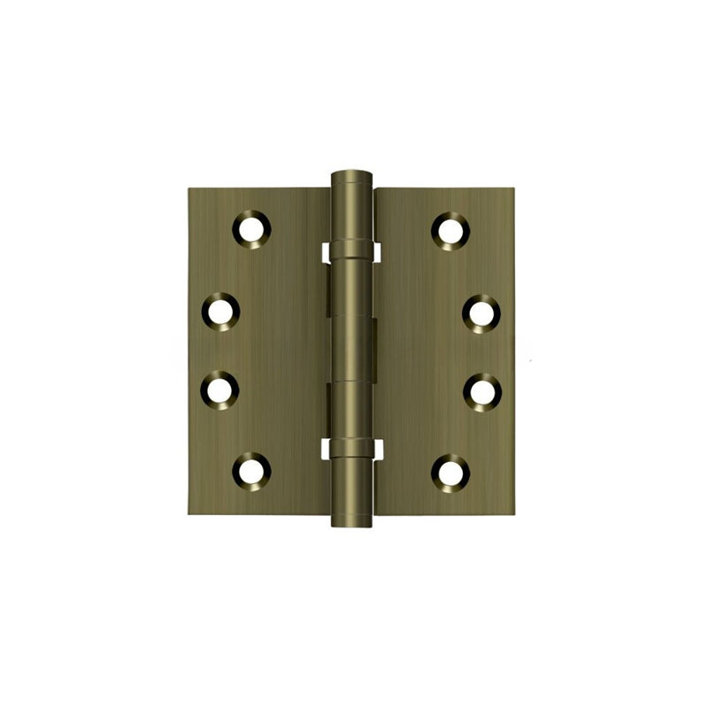 102'' x 102'' Butt Bearing Hinge, Antique Brass
