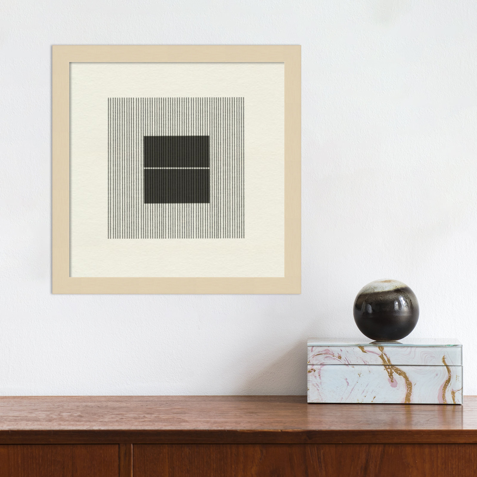 Honoring Matisse Warm by The MIUUS STUDIO, 13" H x 13" W x 1" D, Brown