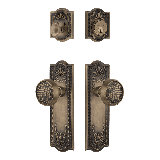Nostalgic Warehouse Meadows Entry Set with Craftsman Knob