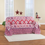 Southwest Tapestry Fringe Border Furniture Cover