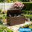 Altibloom 90 Gallon Water Resistant Resin Lockable Deck Box, Ideal For Garden Patio Furniture and Supplies-125127682