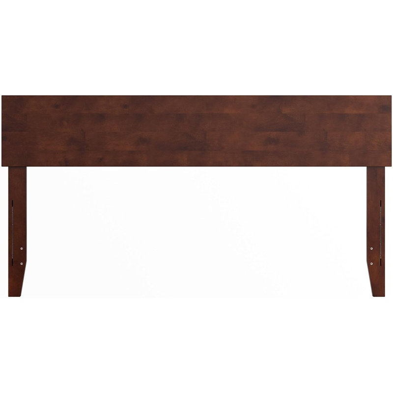 Modern Walnut Queen Headboard – Solid Wood Construction, Contemporary Style
