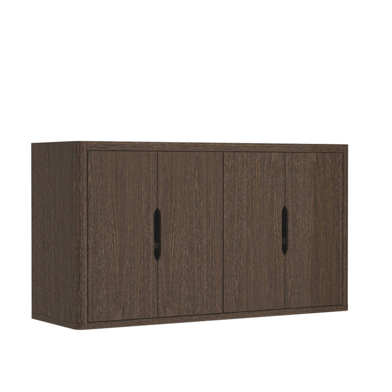 Buffet - Armoire de rangement polyvalente pour salle à manger / salon, Noyer