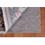 Tapis bleu marine en laine noué à la main de conception unique 5 pi x 6 pi 10 po New Age