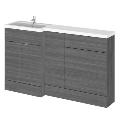 Fusion Fitted Furniture - Gloss White 1505mm Bathroom Vanity with Basin