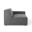 Canapé modulaire de coin avec repose-pieds de 123,5 po de large Restore-1122222528