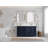 Malibu 60'' Double Bathroom Vanity with Top-75227089
