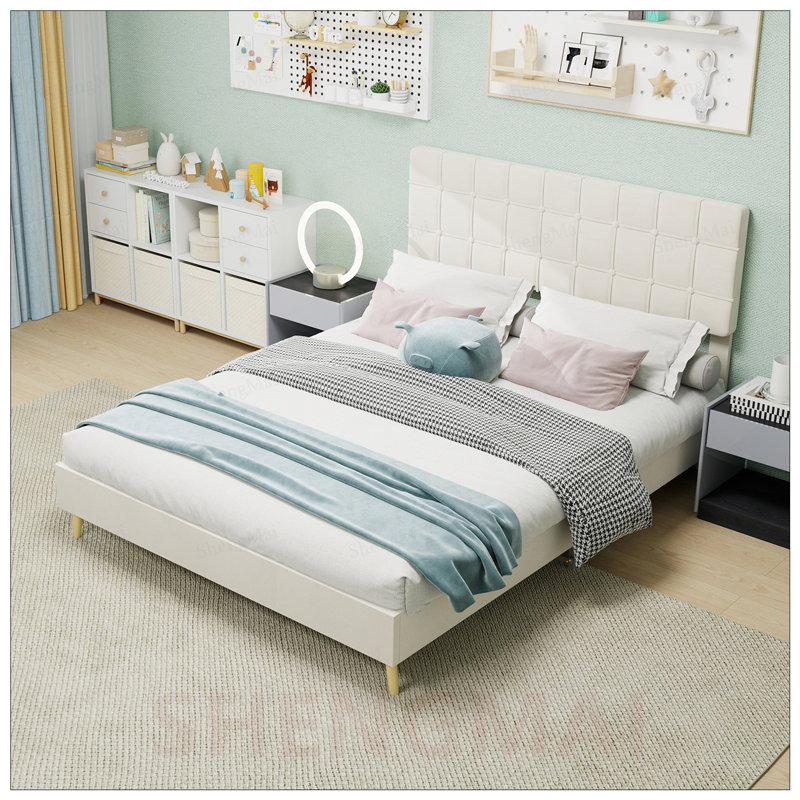 Tête de lit grand format souple avec éponge haute densité et boucle 3D, parfaite pour les paresseux et les chambres multi-styles